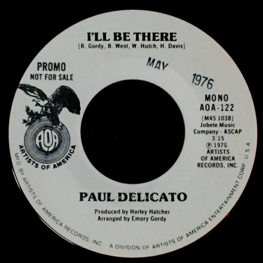 Paul Delicato - I'll Be There / I'll Be There side A
