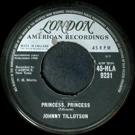 Johnny Tillotson - Princess, Princess / Poetry In Motion side A