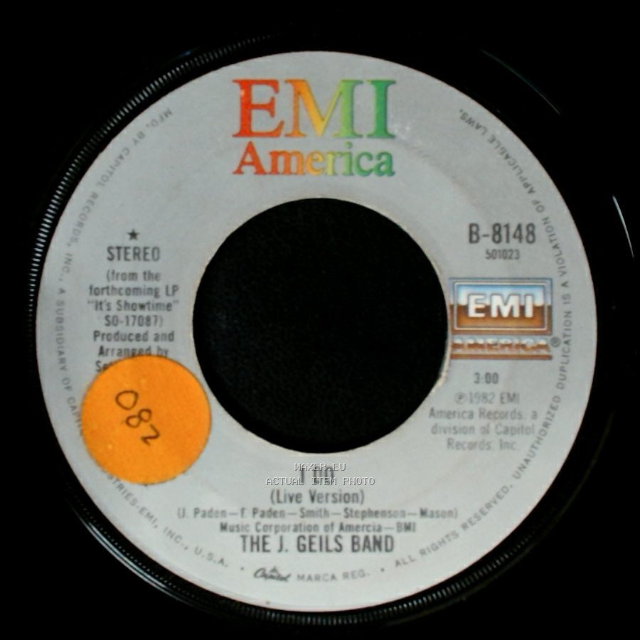 The J. Geils Band - I Do (Live Version) / Sanctuary (Live Version) side A