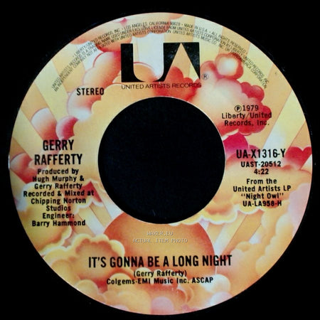 Gerry Rafferty - Get It Right Next Time / It's Gonna Be A Long Night side B
