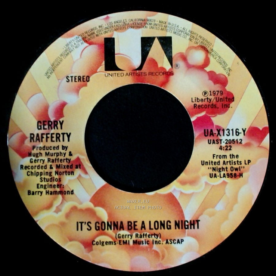 Gerry Rafferty - Get It Right Next Time / It's Gonna Be A Long Night side B