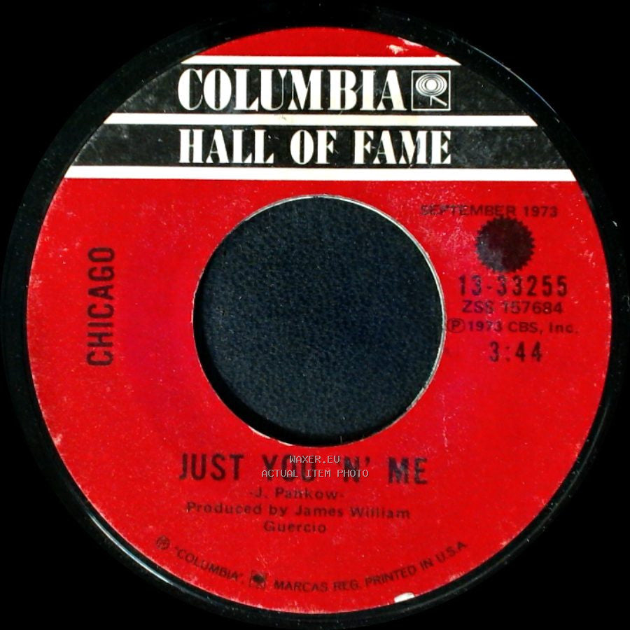Chicago - Just You 'n' Me / Feelin' Stronger Every Day side A