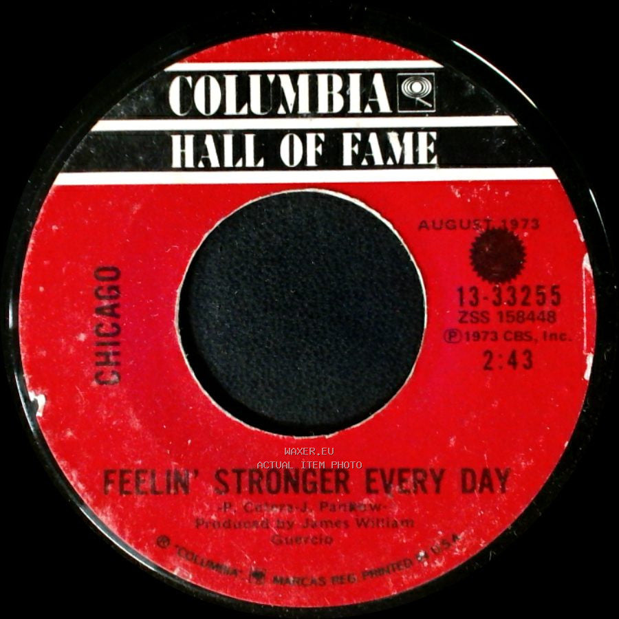 Chicago - Just You 'n' Me / Feelin' Stronger Every Day side B