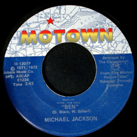 Michael Jackson - You Can Cry On My Shoulder / Ben side B