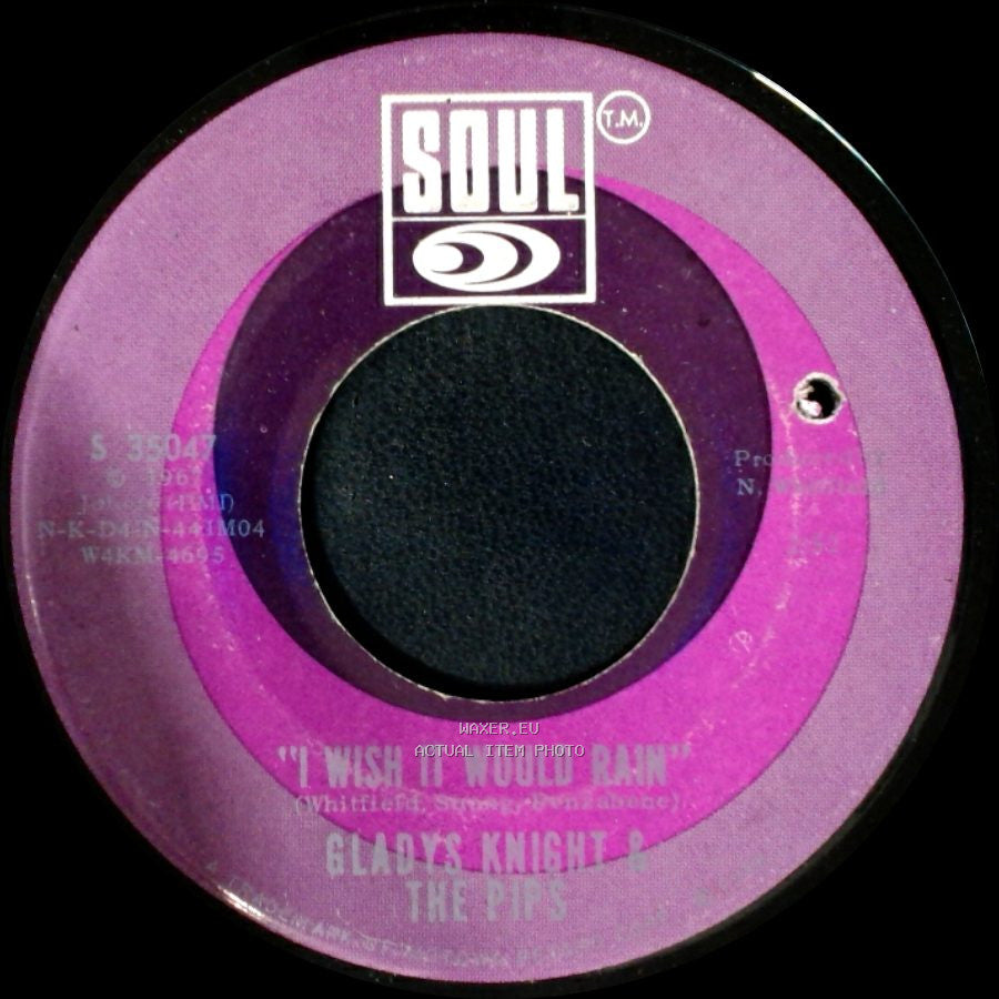 Gladys Knight & The Pips - I Wish It Would Rain / It's Summer side A