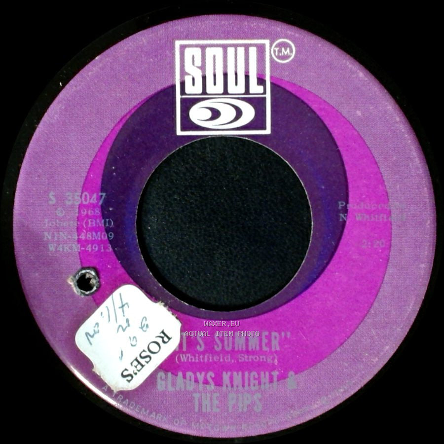 Gladys Knight & The Pips - I Wish It Would Rain / It's Summer side B