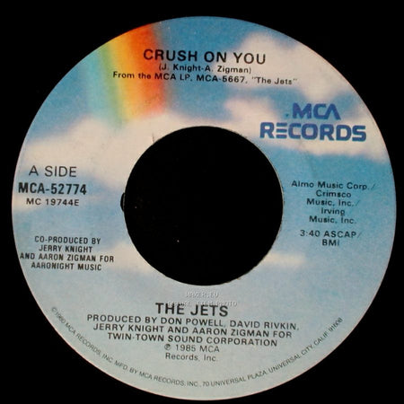 The Jets - Crush On You / Right Before My Eyes side A