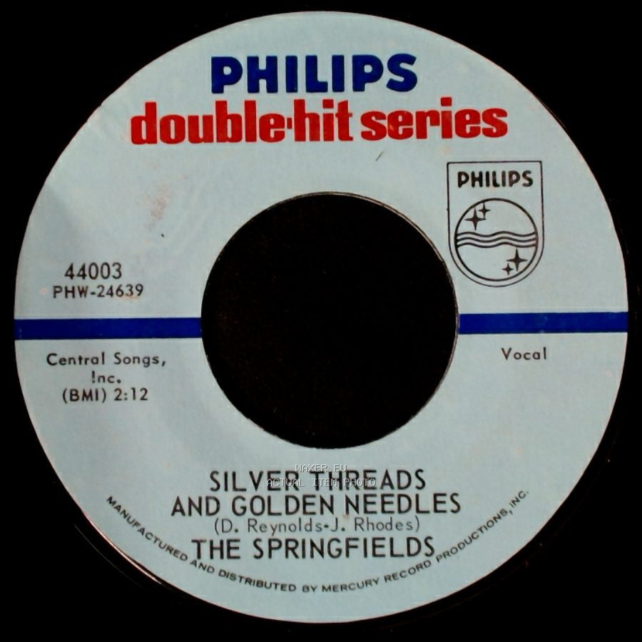 The Springfields - Dear Hearts And Gentle People / Silver Threads And Golden Needles side B