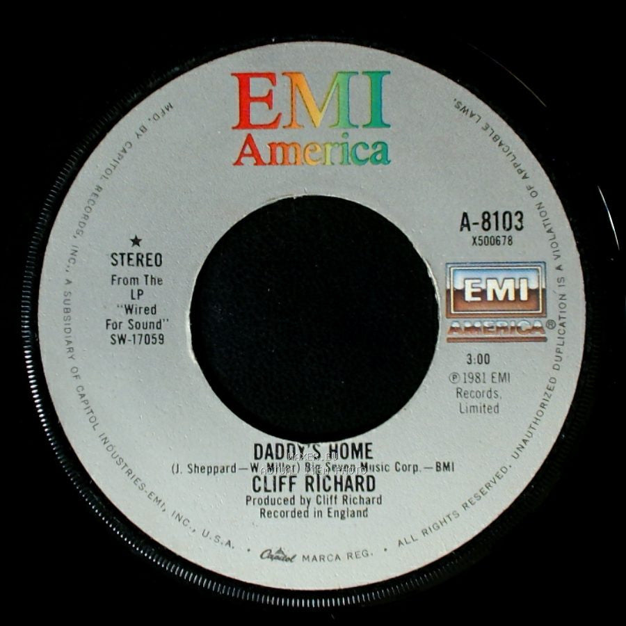 Cliff Richard - Daddy's Home / Summer Rain side A