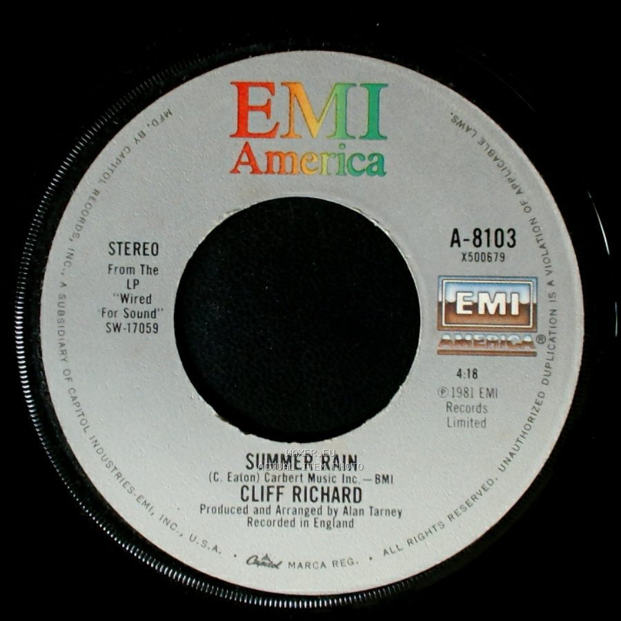 Cliff Richard - Daddy's Home / Summer Rain side B