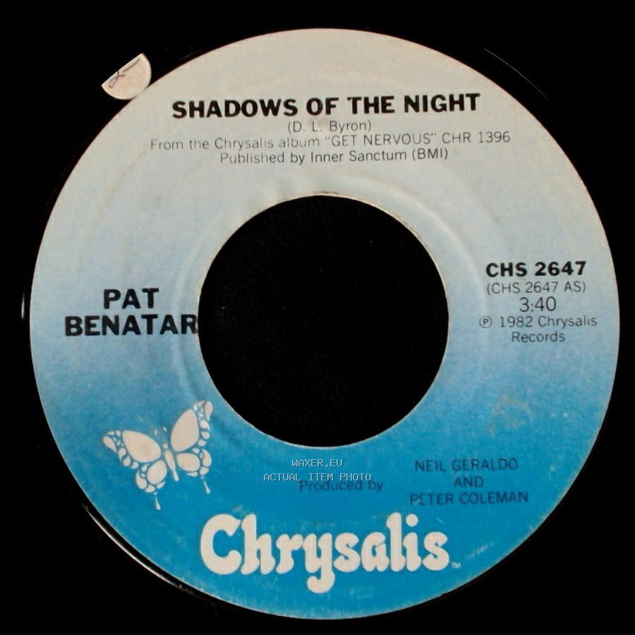 Pat Benatar - The Victim / Shadows Of The Night side B