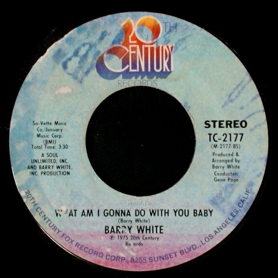 Barry White - What Am I Gonna Do With You Baby / What Am I Gonna Do With You side A