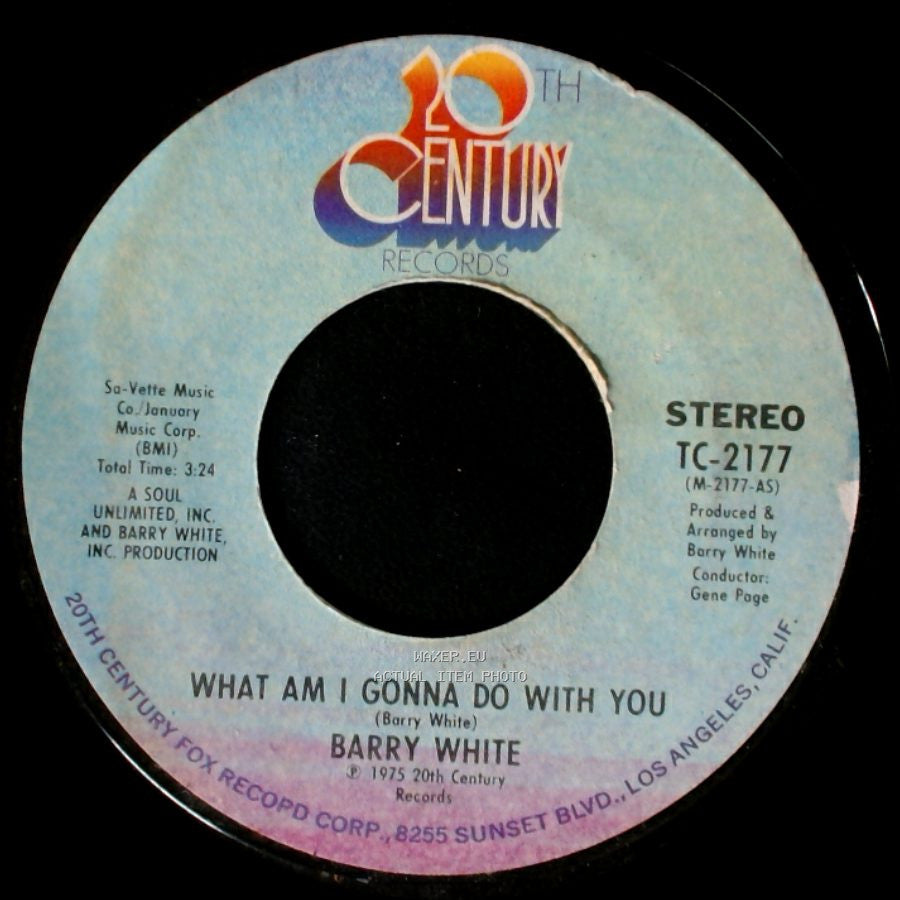 Barry White - What Am I Gonna Do With You Baby / What Am I Gonna Do With You side B