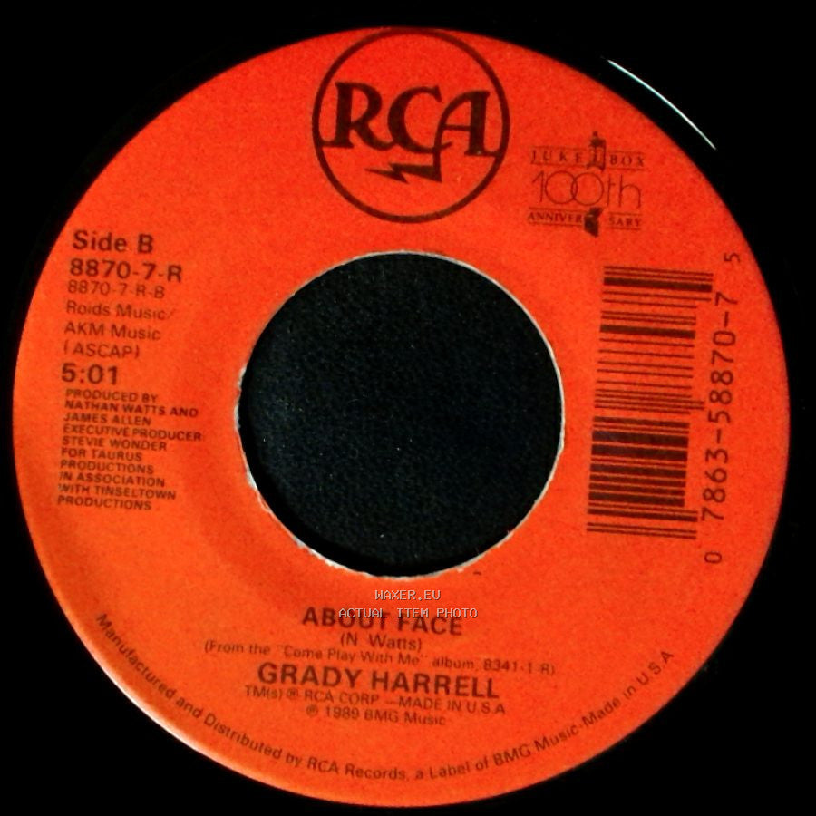 Grady Harrell - Sticks And Stones (Edit) / About Face side B
