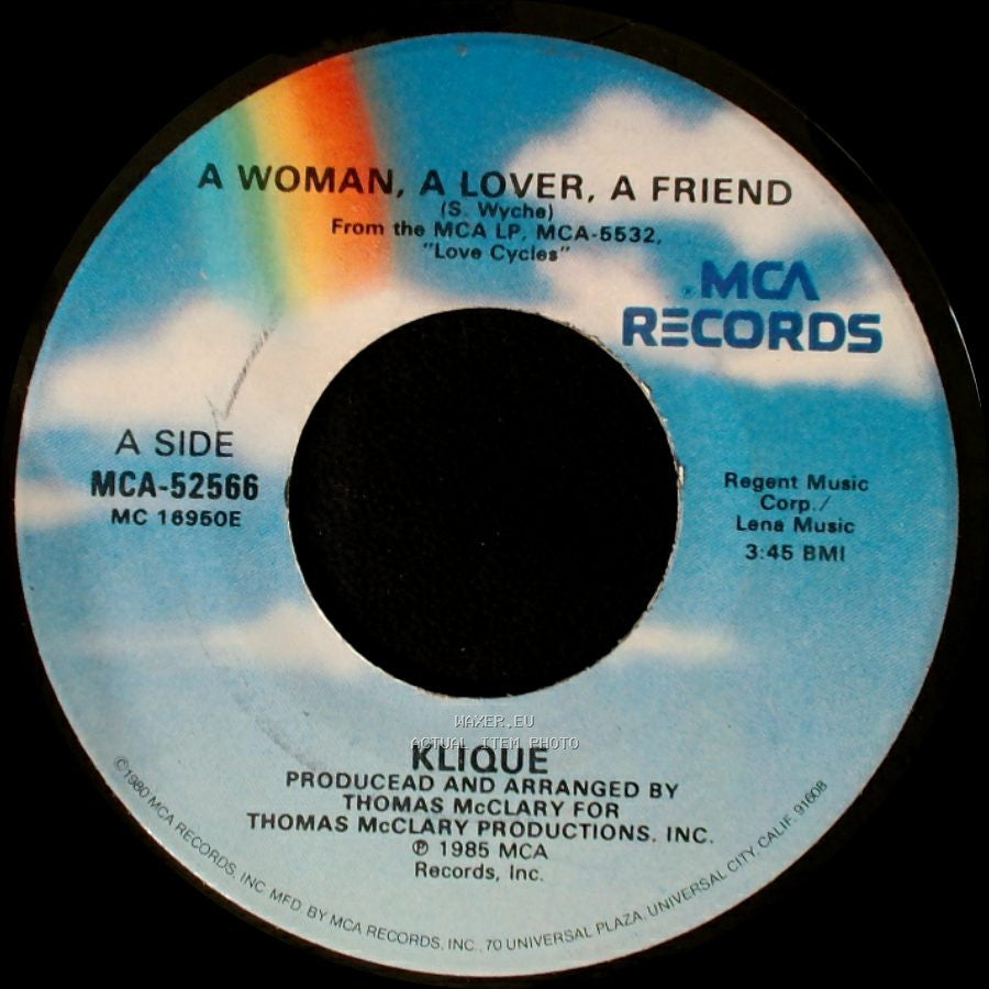 Klique - A Woman, A Lover, A Friend / Another Day Another Night side A