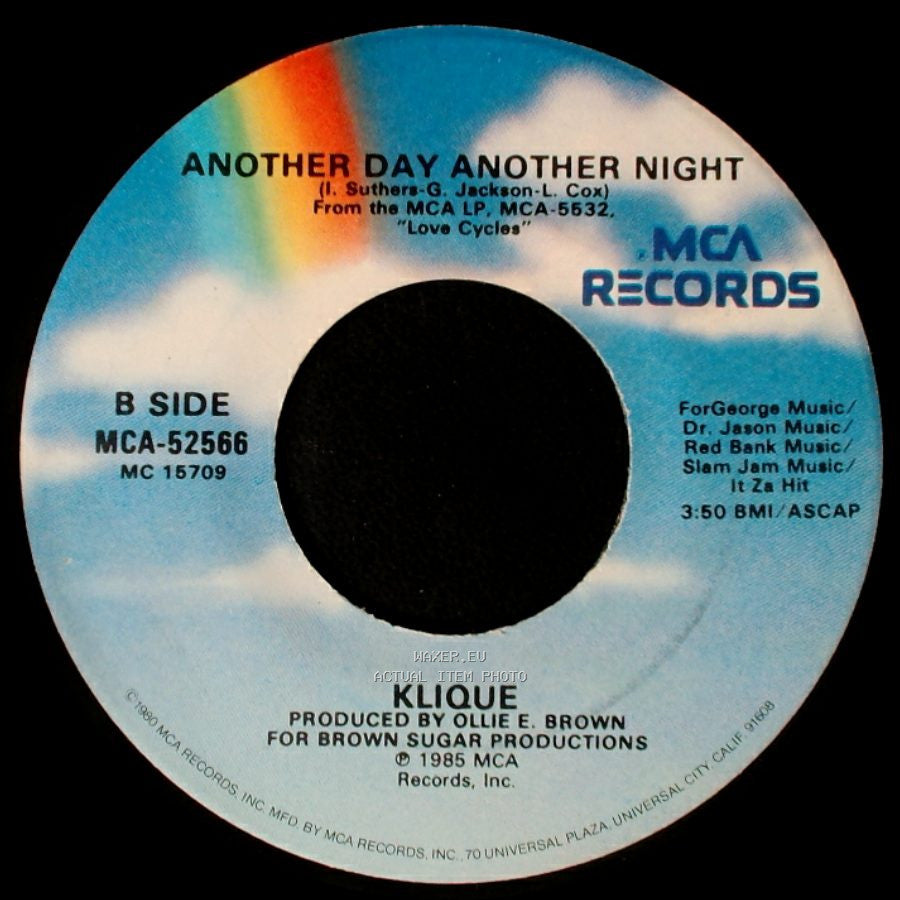 Klique - A Woman, A Lover, A Friend / Another Day Another Night side B
