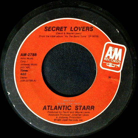 Atlantic Starr - Secret Lovers / Thank You side A