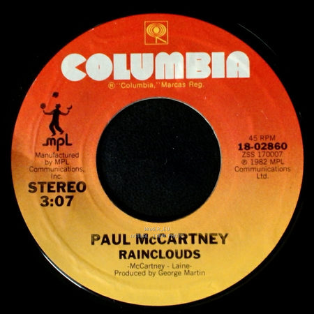 Paul Mccartney - Rainclouds / Ebony And Ivory side A