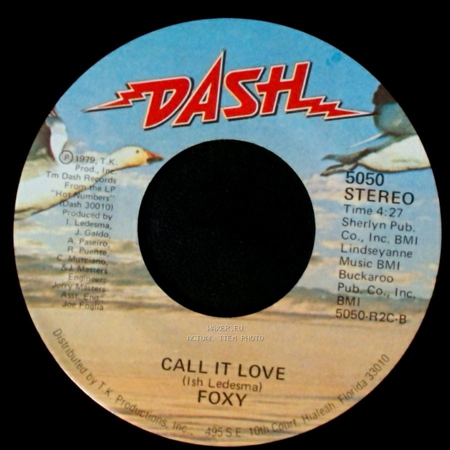 Foxy - Hot Number / Call It Love side B