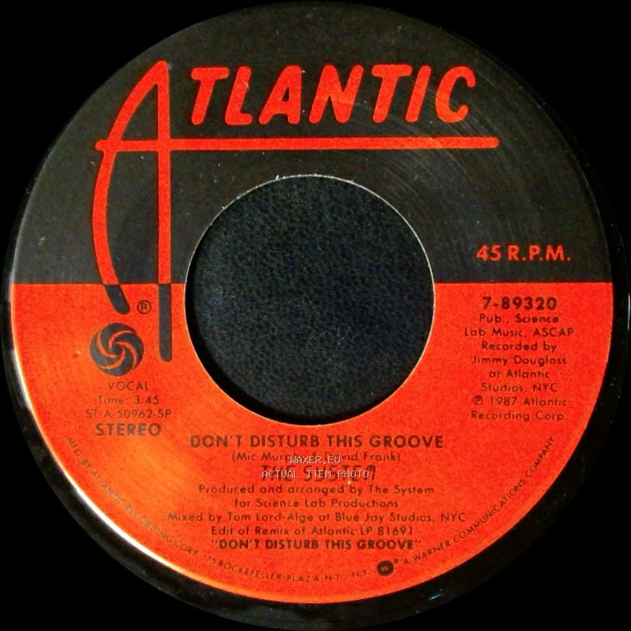 The System - Don't Disturb This Groove / Modern Girl side A