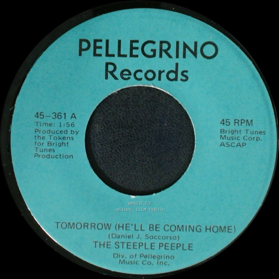 The Steeple Peeple - Fresh Air And Sunshine / Tomorrow (He'll Be Coming Home) side A