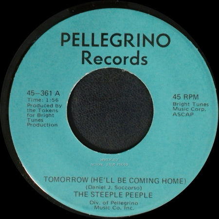 The Steeple Peeple - Fresh Air And Sunshine / Tomorrow (He'll Be Coming Home) side A