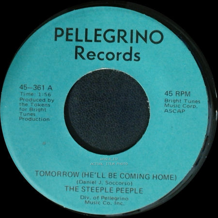 The Steeple Peeple - Fresh Air And Sunshine / Tomorrow (He'll Be Coming Home) side A