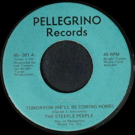 The Steeple Peeple - Fresh Air And Sunshine / Tomorrow (He'll Be Coming Home) side A