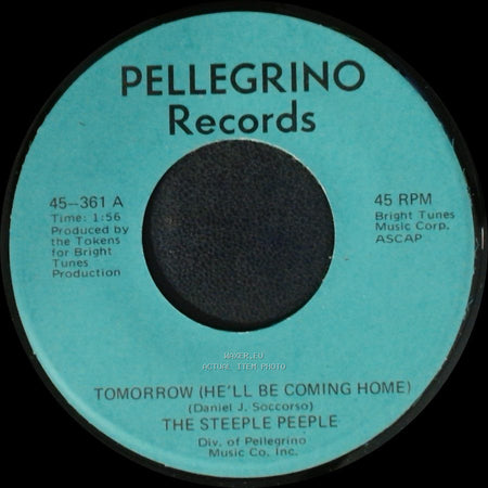 The Steeple Peeple - Fresh Air And Sunshine / Tomorrow (He'll Be Coming Home) side A