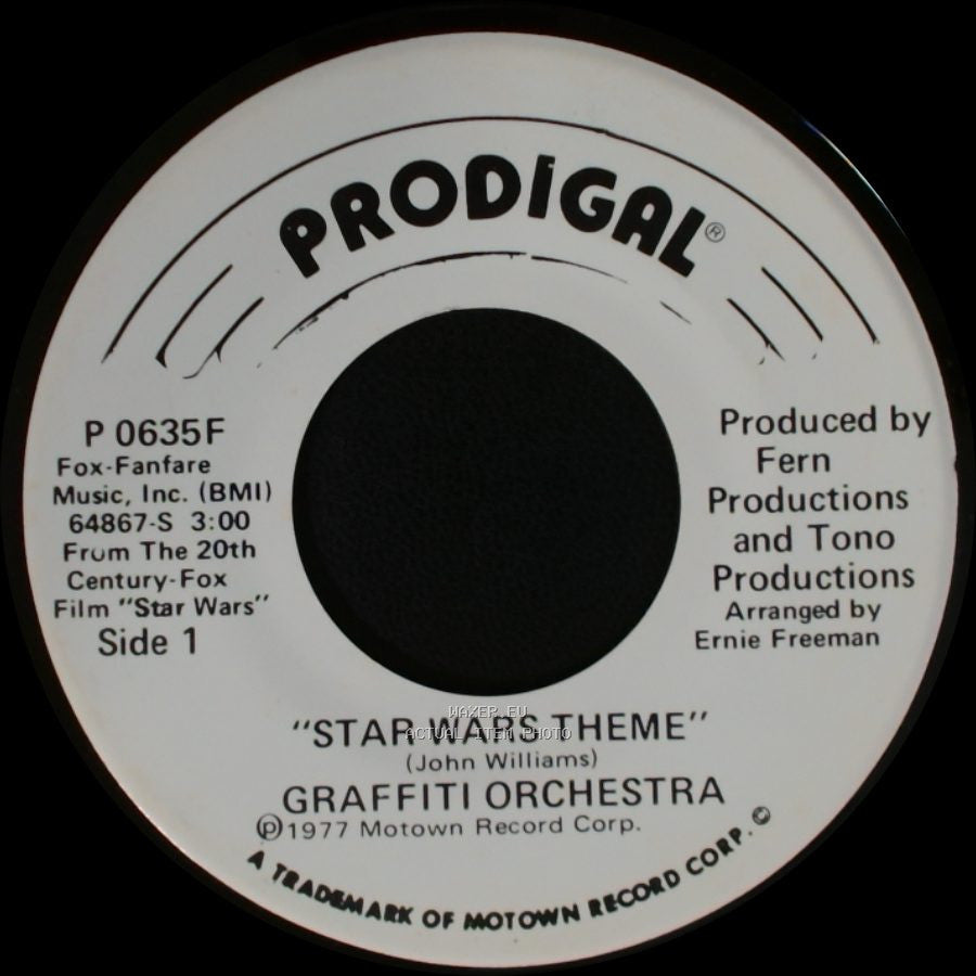 Graffiti Orchestra - Star Wars Theme / Star Wars Theme"(Long Version) side A