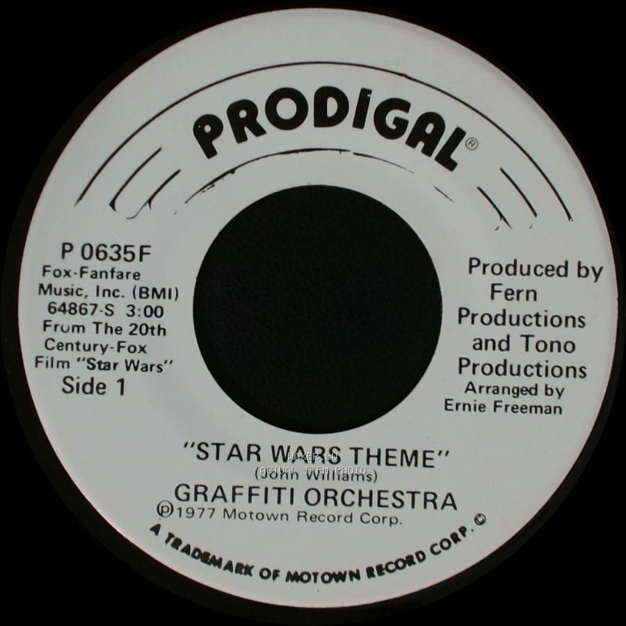 Graffiti Orchestra - Star Wars Theme / Star Wars Theme"(Long Version) side A