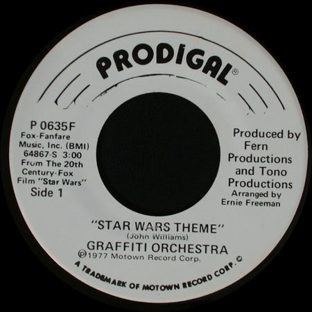 Graffiti Orchestra - Star Wars Theme / Star Wars Theme"(Long Version) side A