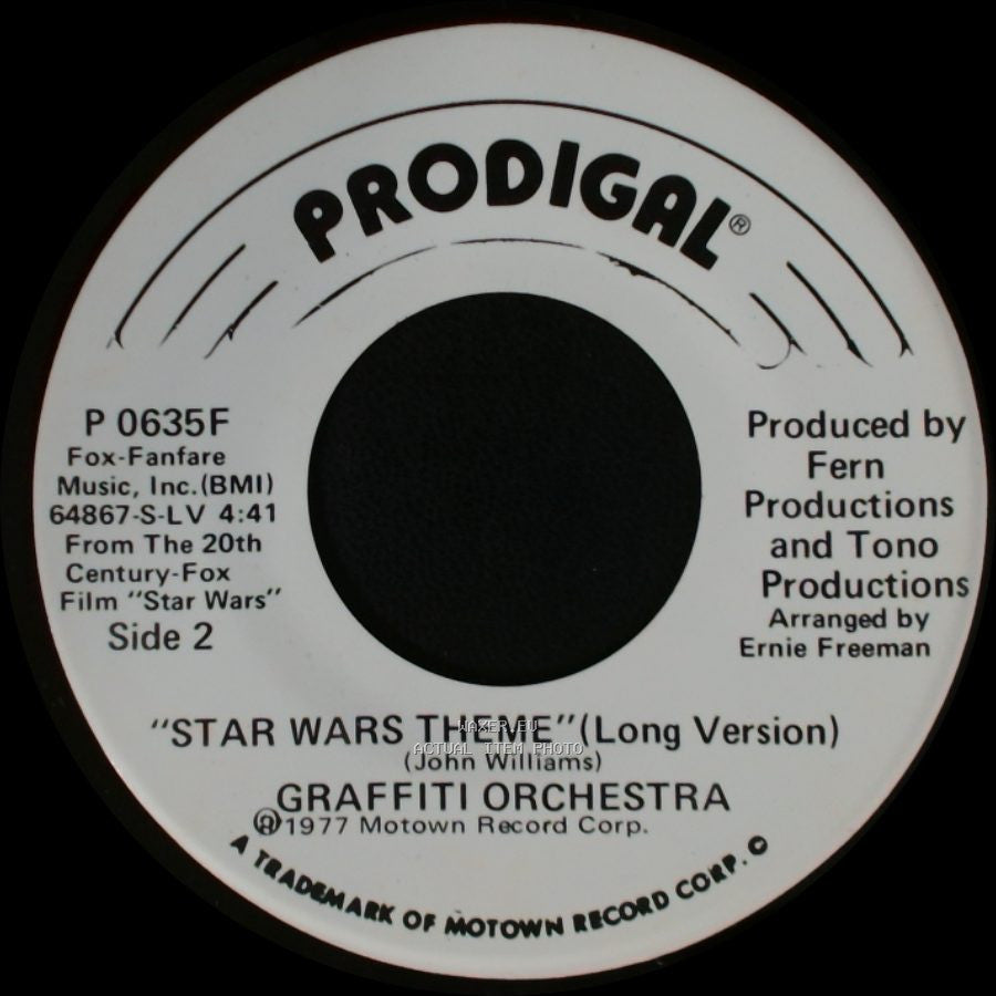 Graffiti Orchestra - Star Wars Theme / Star Wars Theme"(Long Version) side B