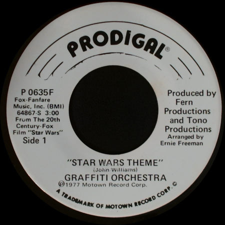 Graffiti Orchestra - Star Wars Theme / Star Wars Theme"(Long Version) side A