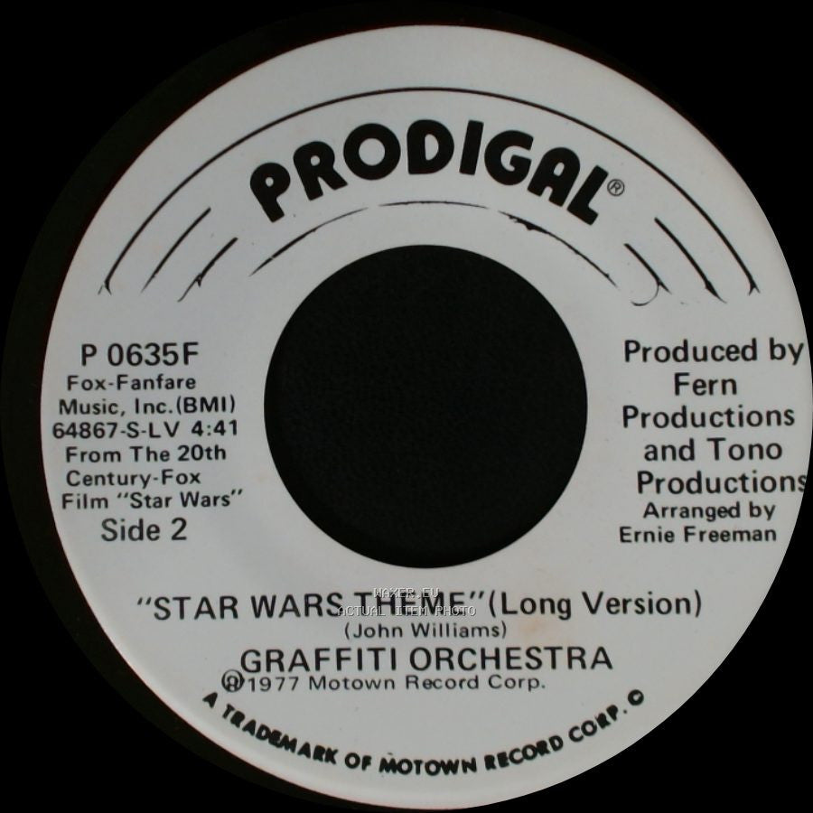 Graffiti Orchestra - Star Wars Theme / Star Wars Theme"(Long Version) side B