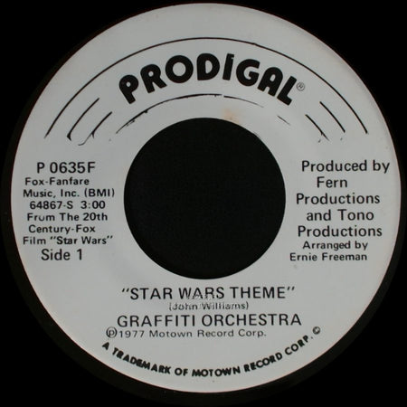 Graffiti Orchestra - Star Wars Theme / Star Wars Theme"(Long Version) side A