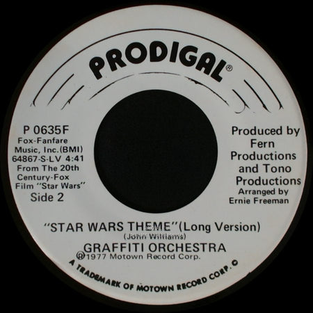 Graffiti Orchestra - Star Wars Theme / Star Wars Theme"(Long Version) side B