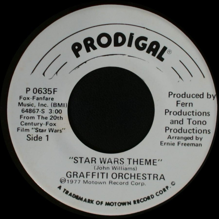 Graffiti Orchestra - Star Wars Theme / Star Wars Theme"(Long Version) side A
