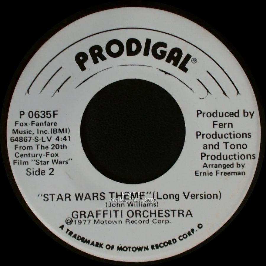 Graffiti Orchestra - Star Wars Theme / Star Wars Theme"(Long Version) side B