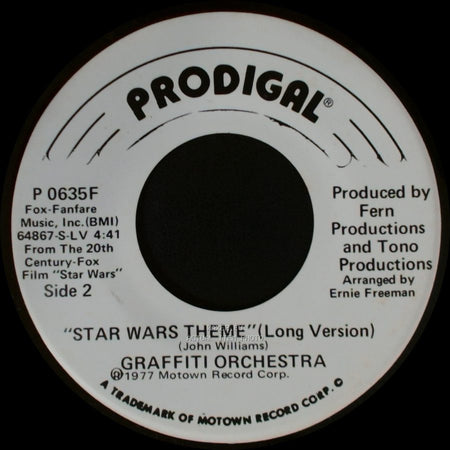 Graffiti Orchestra - Star Wars Theme / Star Wars Theme"(Long Version) side B