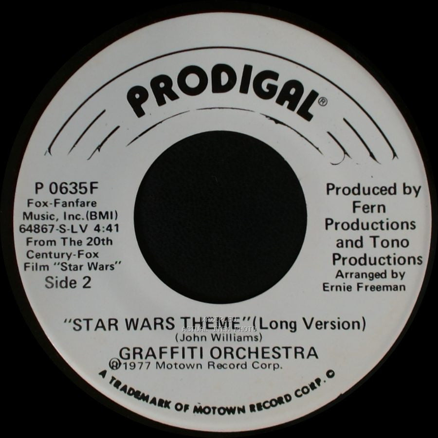 Graffiti Orchestra - Star Wars Theme / Star Wars Theme"(Long Version) side B