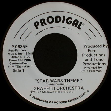 Graffiti Orchestra - Star Wars Theme / Star Wars Theme"(Long Version) side A