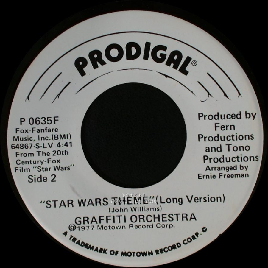 Graffiti Orchestra - Star Wars Theme / Star Wars Theme"(Long Version) side B