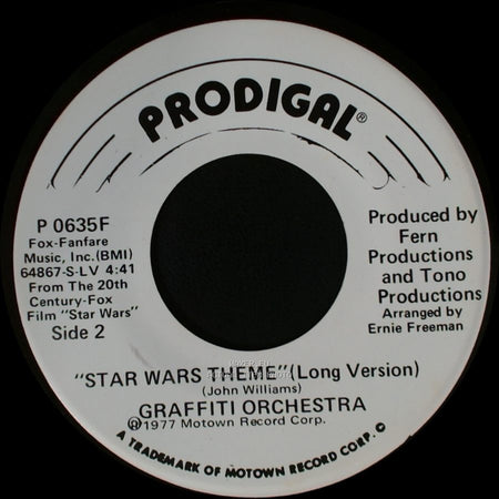 Graffiti Orchestra - Star Wars Theme / Star Wars Theme"(Long Version) side B