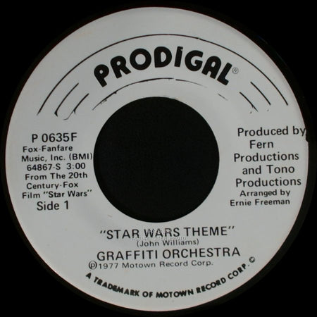 Graffiti Orchestra - Star Wars Theme / Star Wars Theme"(Long Version) side A