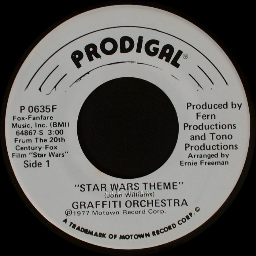 Graffiti Orchestra - Star Wars Theme / Star Wars Theme"(Long Version) side A