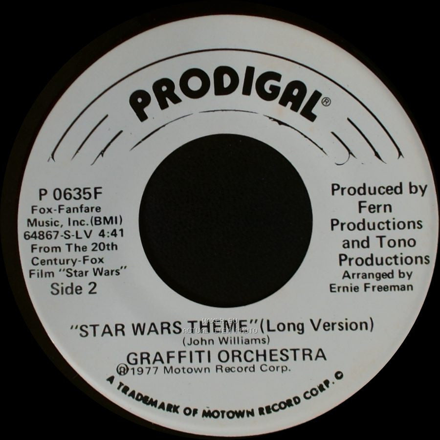 Graffiti Orchestra - Star Wars Theme / Star Wars Theme"(Long Version) side B