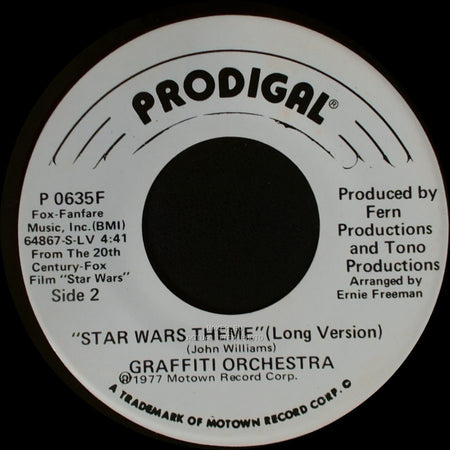 Graffiti Orchestra - Star Wars Theme / Star Wars Theme"(Long Version) side B
