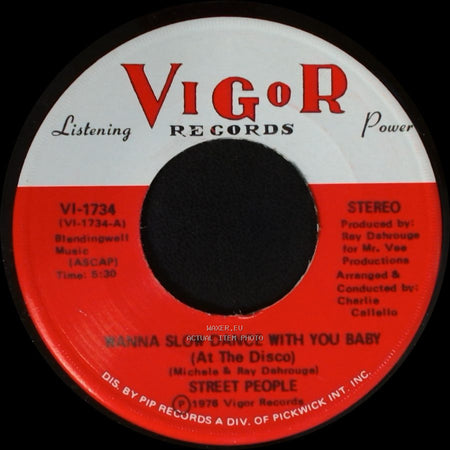 Street People - I Wanna Spend My Whole Life With You / Wanna Slow Dance With You Baby (At The Disco) side B