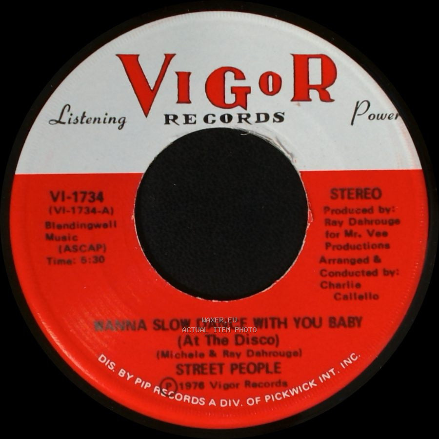 Street People - I Wanna Spend My Whole Life With You / Wanna Slow Dance With You Baby (At The Disco) side B